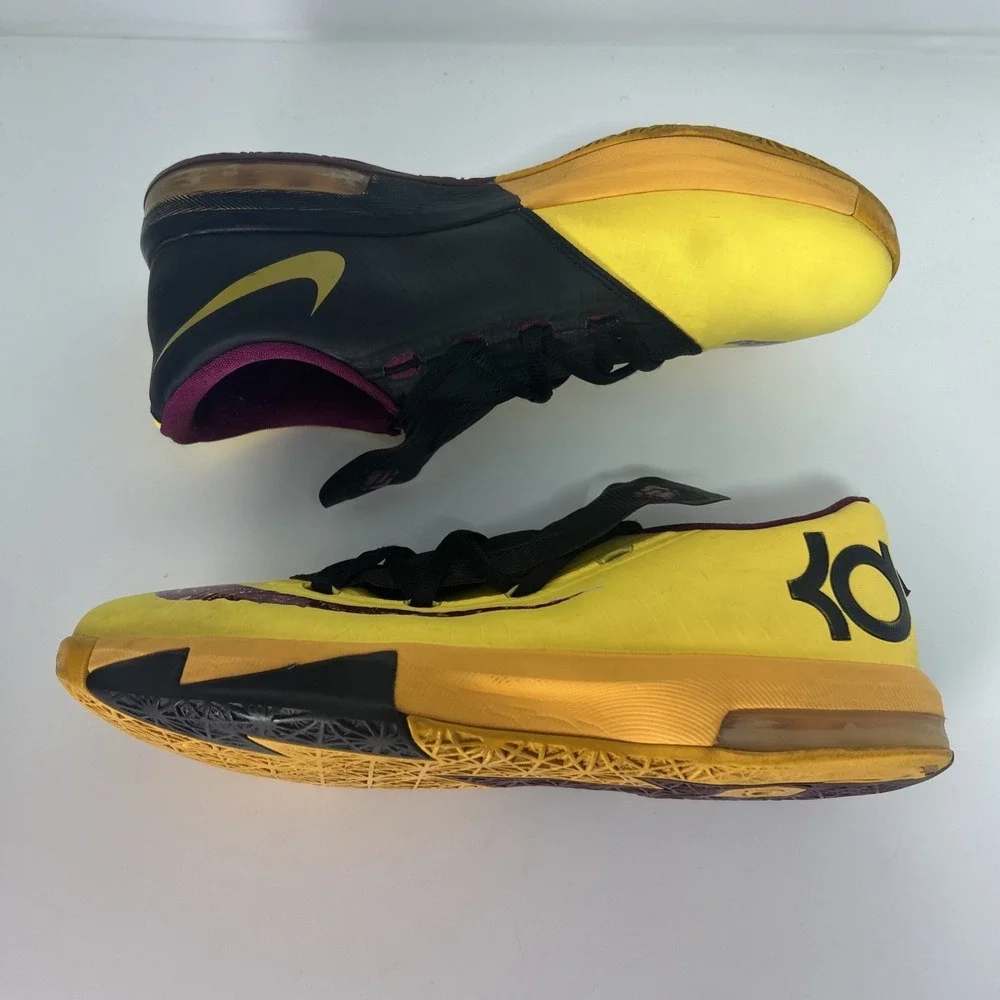 Nike KD Peanut Butter‎ Jelly Kids Sz 7Y, Women's Sz 8.5 Yellow/Purple 599477-801